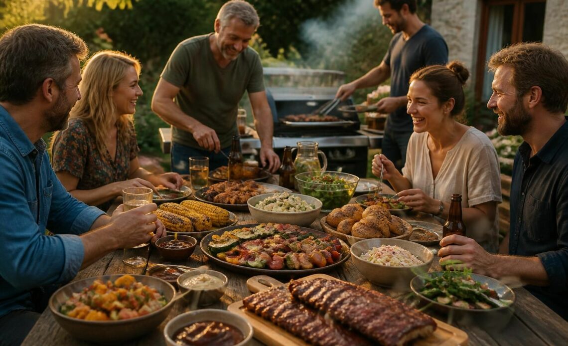 découvrez 10 recettes délicieuses pour un barbecue convivial entre adultes, idéales pour des moments inoubliables entre amis autour de grillades savoureuses.