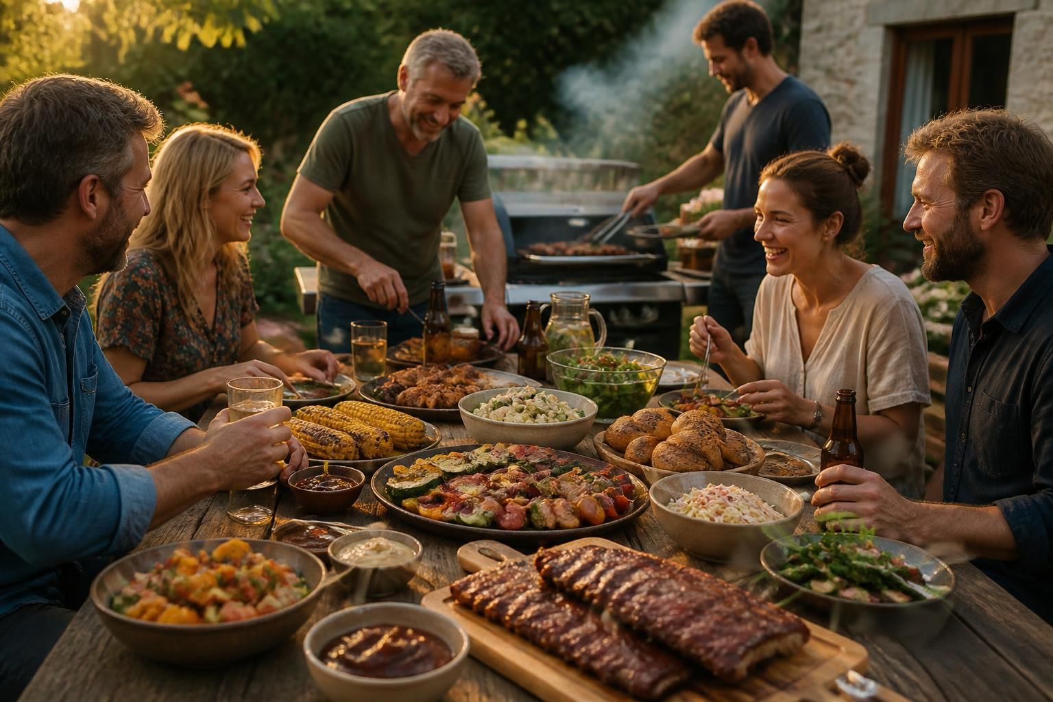 découvrez 10 recettes délicieuses pour un barbecue convivial entre adultes, idéales pour des moments inoubliables entre amis autour de grillades savoureuses.