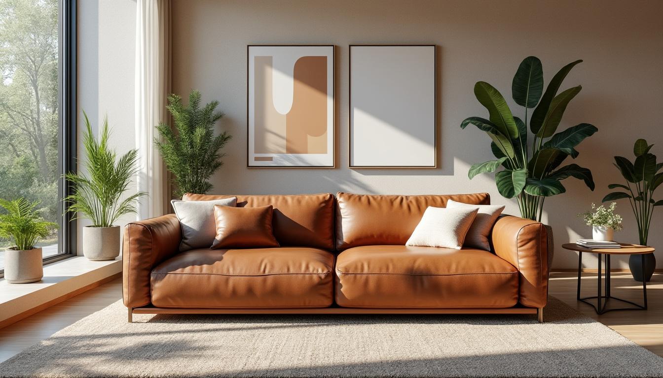 découvrez comment associer parfaitement votre décor avec un canapé convertible en cuir marron, alliant élégance et fonctionnalité sans commettre de faux pas.