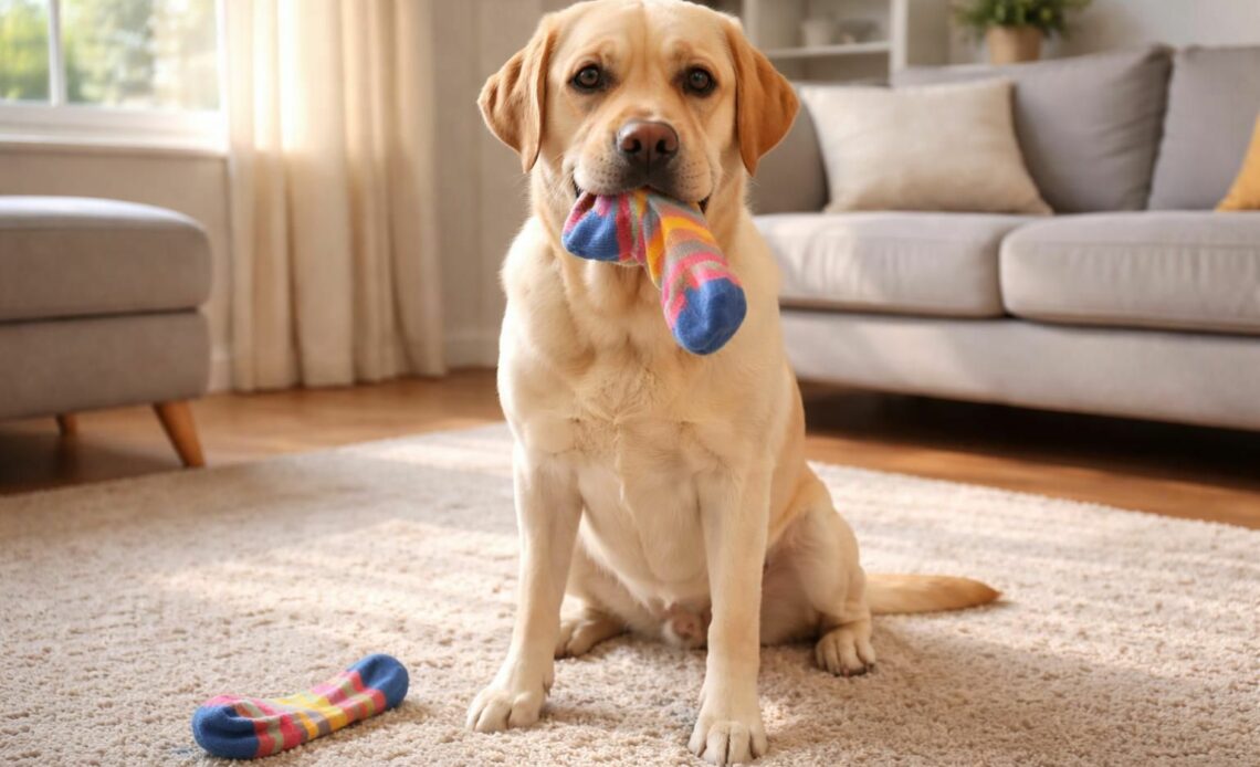 découvrez les signes révélateurs qu'un chien a avalé une chaussette et apprenez comment réagir rapidement pour assurer sa sécurité.