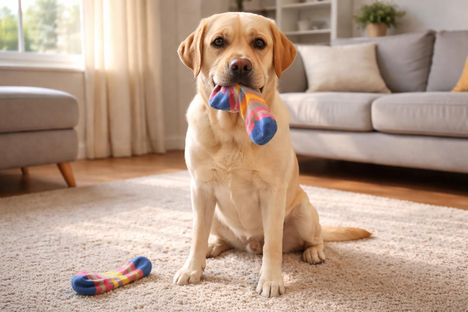 découvrez les signes révélateurs qu'un chien a avalé une chaussette et apprenez comment réagir rapidement pour assurer sa sécurité.