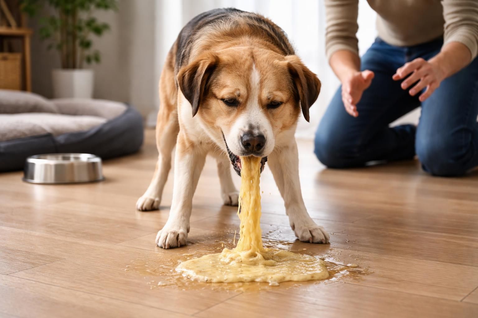 découvrez pourquoi votre chien peut vomir une substance jaune et comment réagir efficacement pour assurer sa santé et son bien-être.