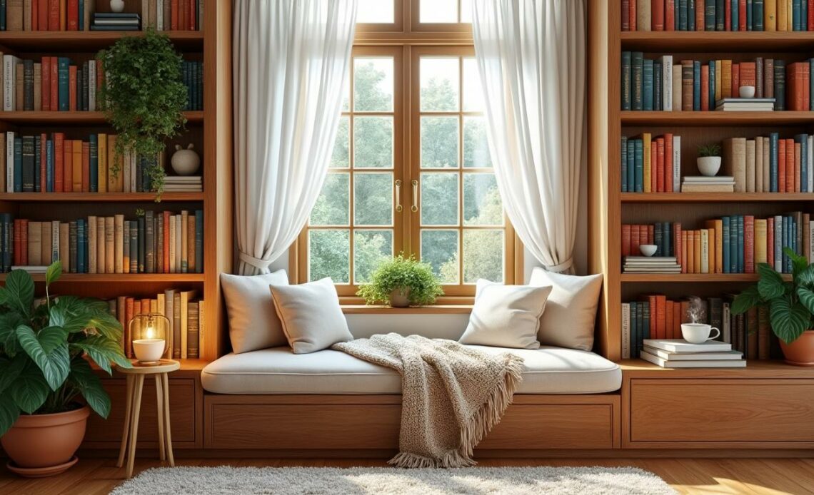 découvrez nos conseils pour créer le book nook parfait, un coin cosy et inspirant où vous détendre avec vos livres préférés.