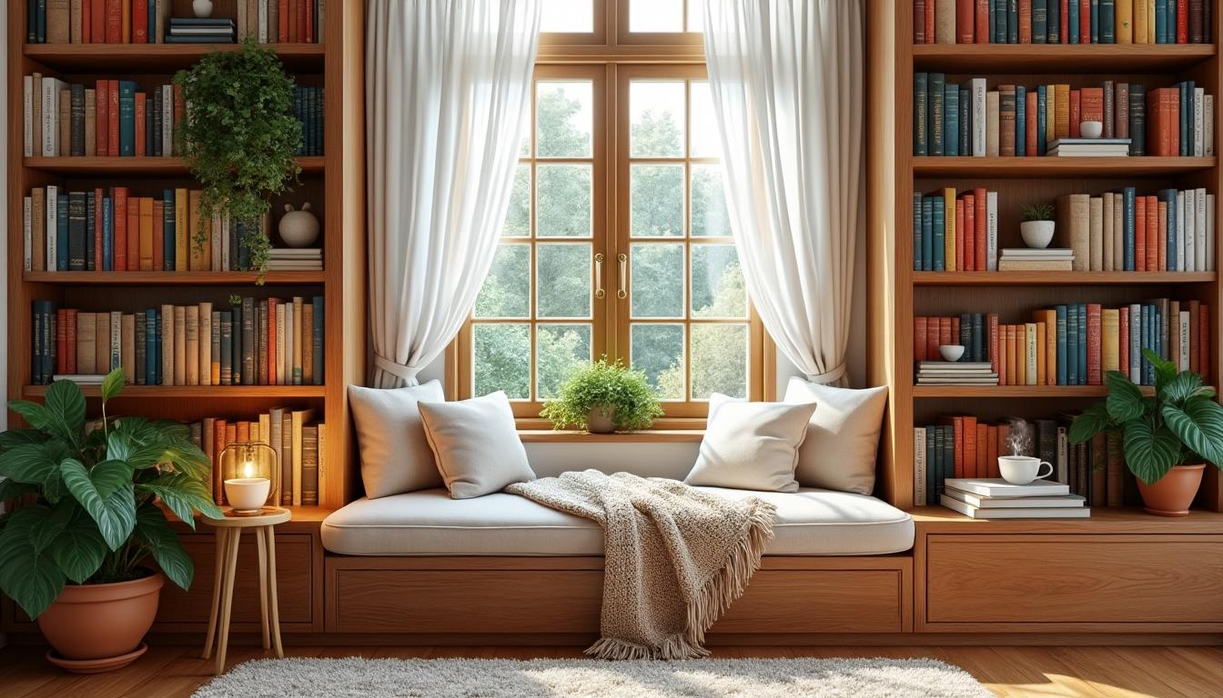 découvrez nos conseils pour créer le book nook parfait, un coin cosy et inspirant où vous détendre avec vos livres préférés.