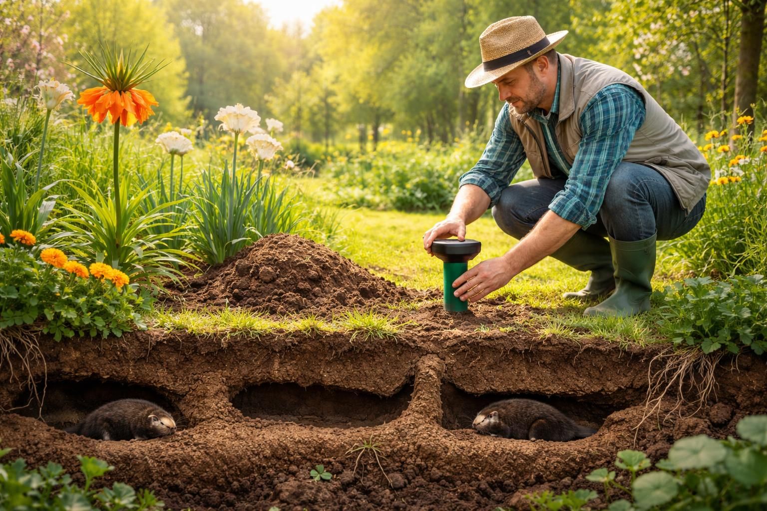 découvrez des méthodes naturelles et efficaces pour éliminer les taupes de votre jardin sans recourir à des produits chimiques, en protégeant ainsi l'environnement et votre santé.