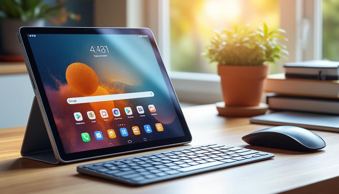 découvrez comment transformer votre tablette samsung galaxy tab a en un bureau à domicile fonctionnel et efficace grâce à nos astuces pratiques et conseils d'aménagement.