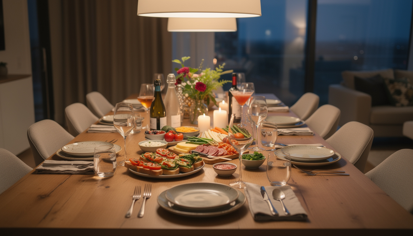 découvrez comment créer une ambiance conviviale et chaleureuse pour votre apéritif dinatoire entre amis grâce à nos conseils et idées de décoration, recettes et organisation.