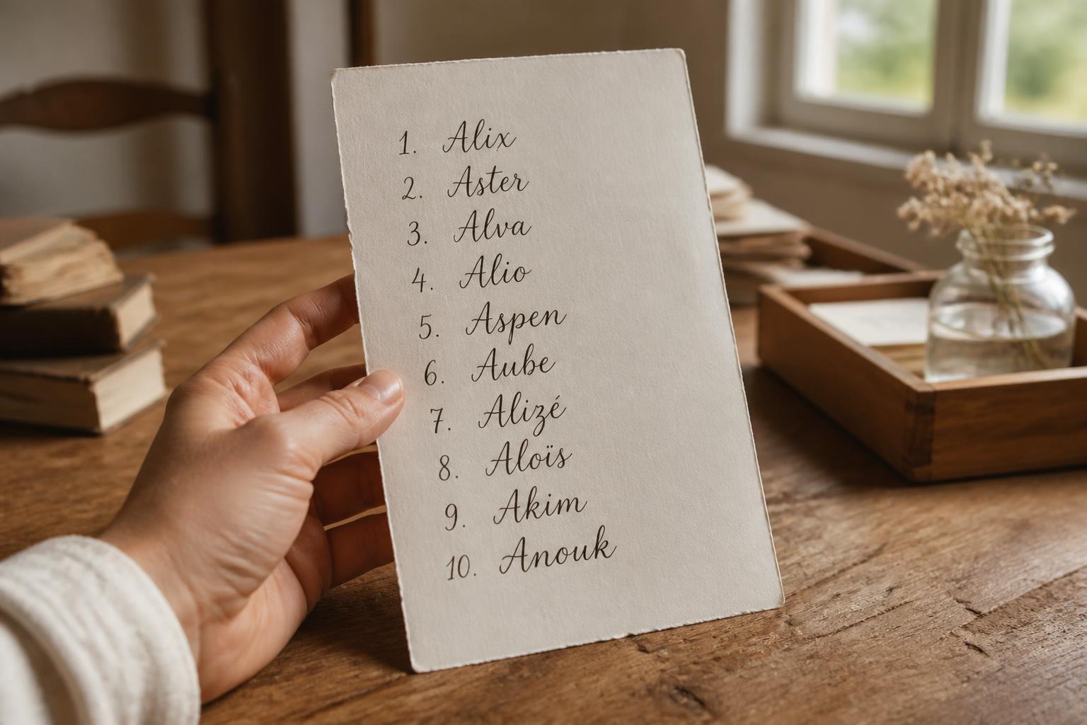 explorez notre sélection unique de prénoms mixtes et non genrés commençant par la lettre a, parfaits pour un choix moderne et inclusif.