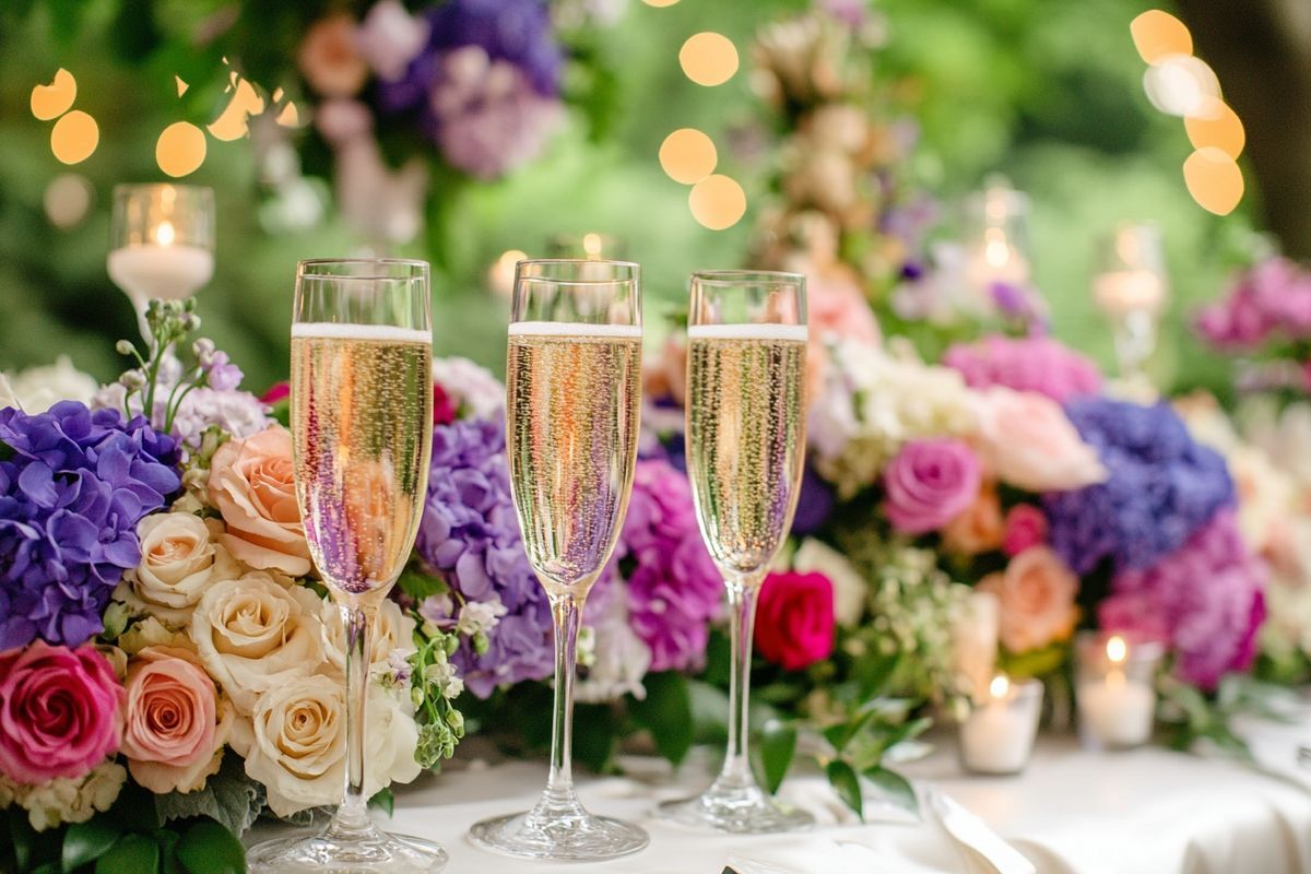 Des félicitations éclatantes pour immortaliser un mariage