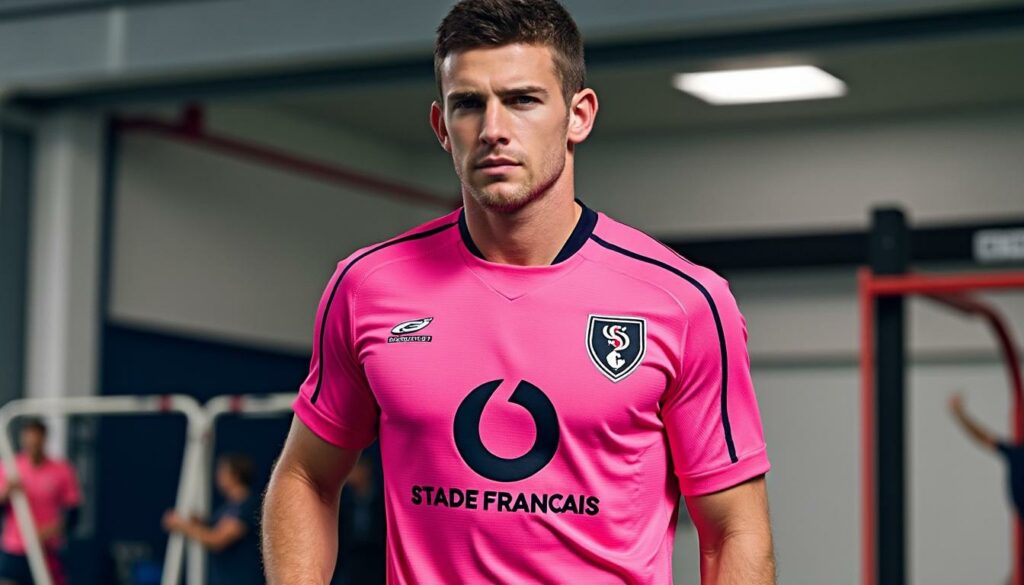 Le maillot du Stade Français 2005 : symbole d'une année mémorable