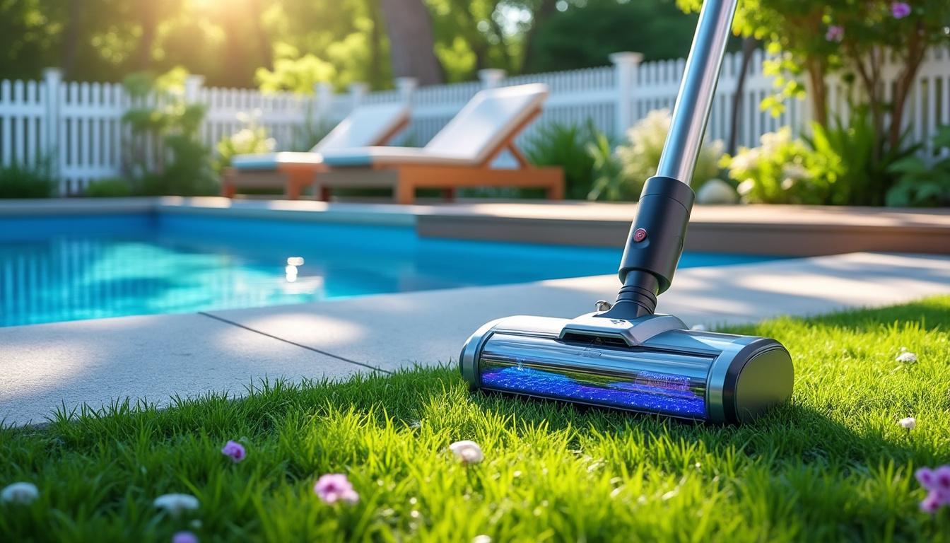 découvrez les avantages d'un aspirateur de piscine avec filtre intégré pour un nettoyage efficace et pratique de votre jardin, garantissant une eau claire et saine.