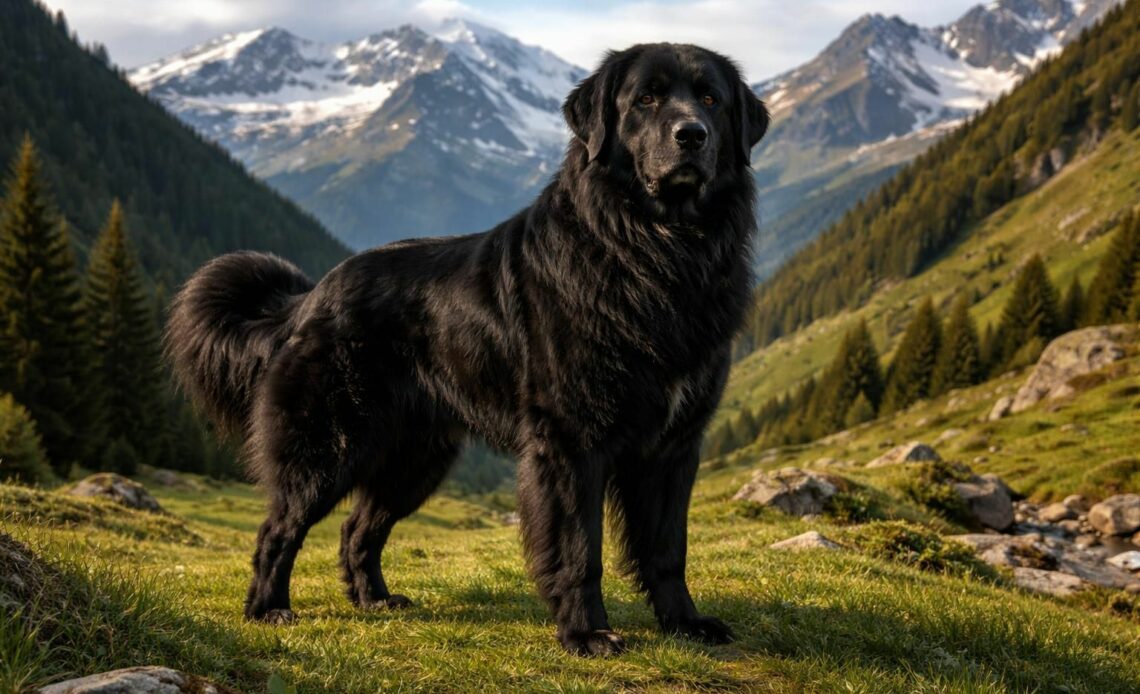 découvrez les caractéristiques impressionnantes du chien des pyrénées noir, un compagnon fidèle et courageux, parfait pour protéger et accompagner en montagne.