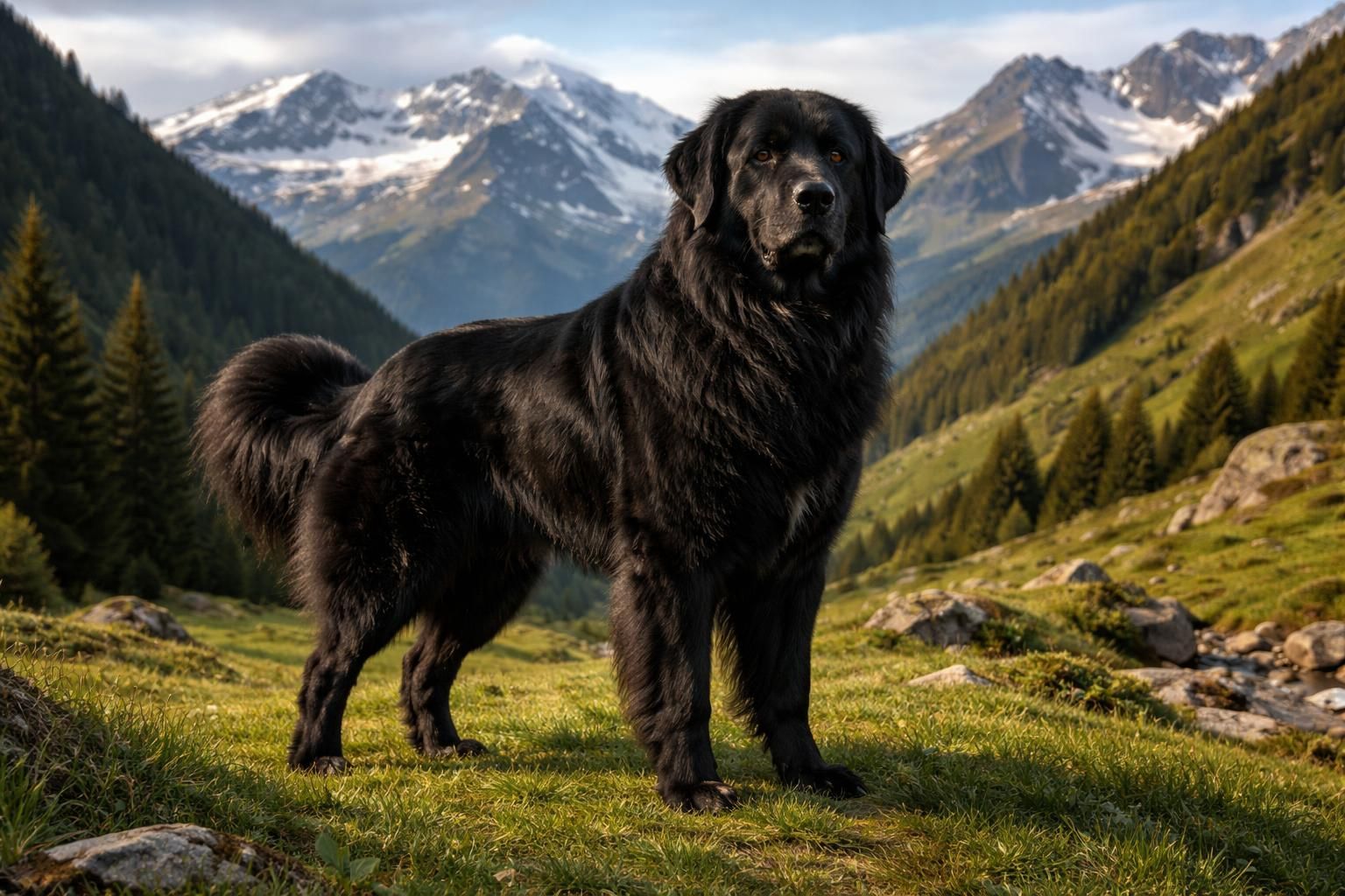 découvrez les caractéristiques impressionnantes du chien des pyrénées noir, un compagnon fidèle et courageux, parfait pour protéger et accompagner en montagne.