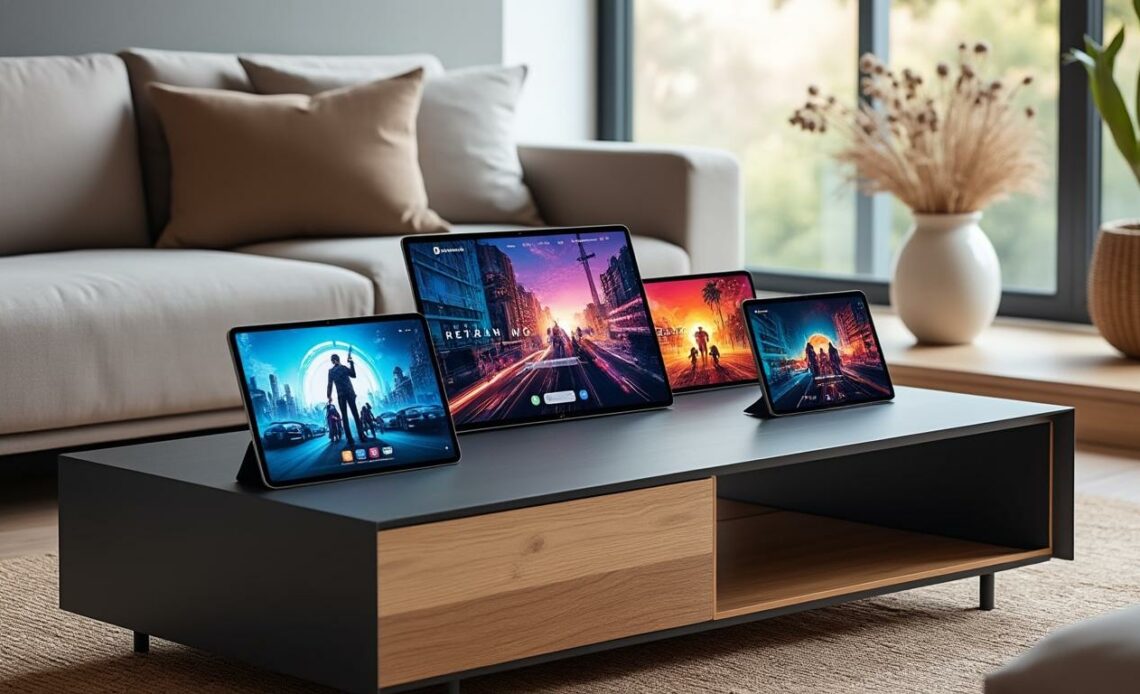 découvrez notre sélection des meilleures tablettes tactiles à grand écran, idéales pour un divertissement optimal à la maison : films, jeux et navigation en toute fluidité.