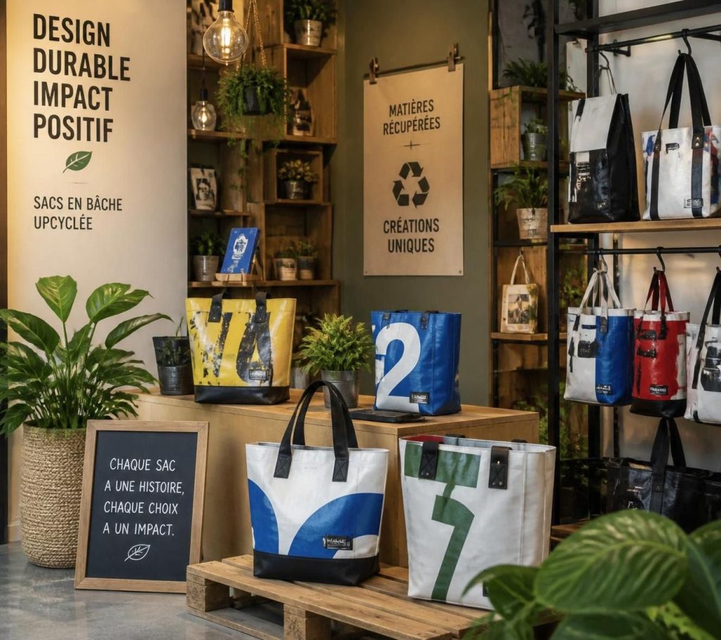 découvrez les sacs en bâche upcyclée, l'accessoire tendance et éco-responsable de cette saison qui allie style unique et engagement durable.