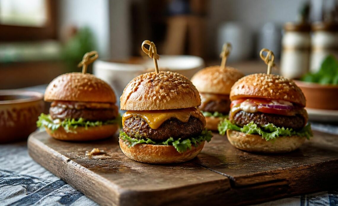 découvrez nos mini burgers faits maison, petits par la taille mais riches en saveurs authentiques, parfaits pour un apéritif gourmand ou un repas convivial.