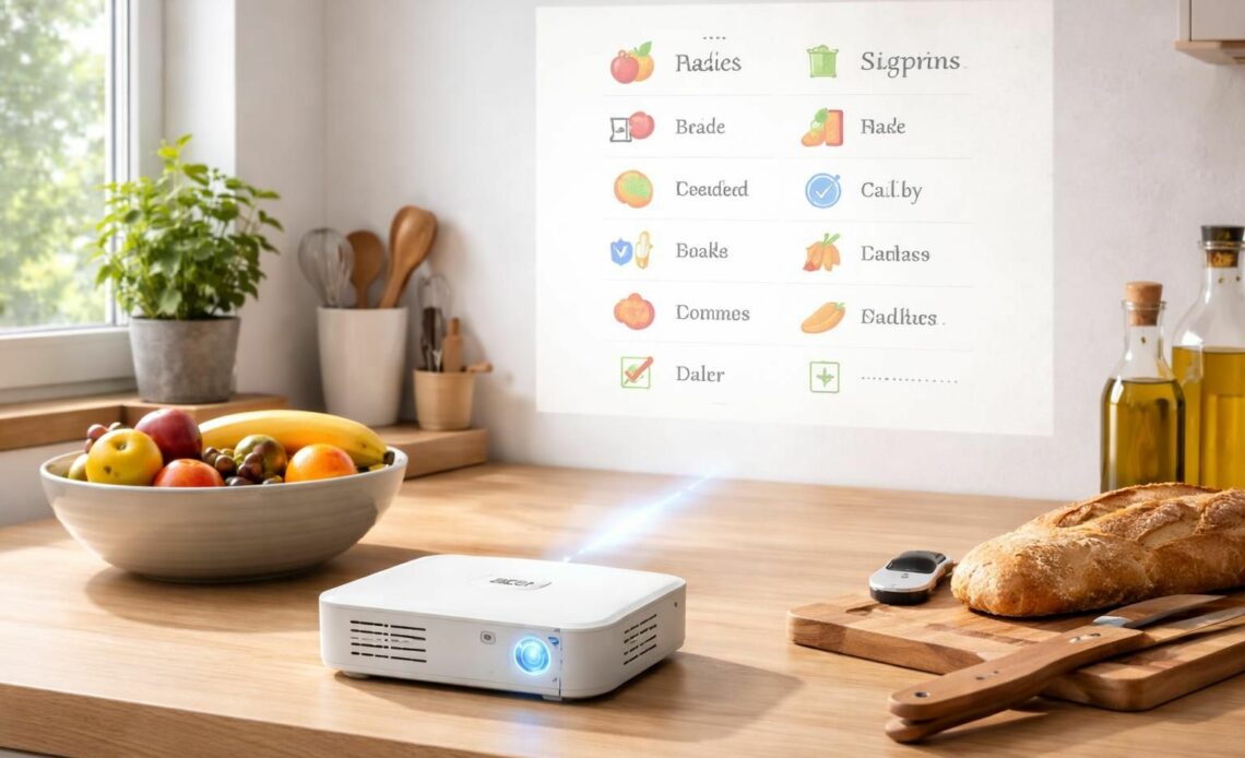 découvrez le mini vidéoprojecteur acer, idéal pour projeter votre liste de courses avant de partir. praticité et technologie réunies pour ne rien oublier lors de vos achats.