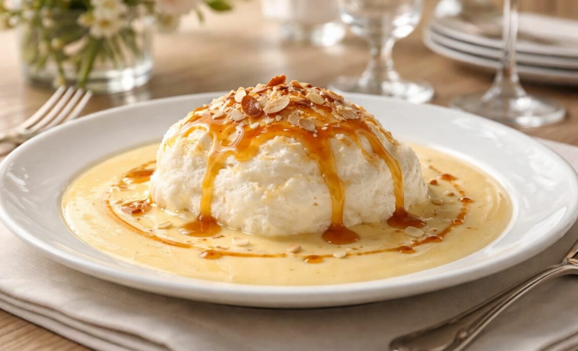 découvrez pourquoi l'île flottante d'etchebest est le dessert idéal pour épater vos invités avec sa texture légère et sa présentation élégante.