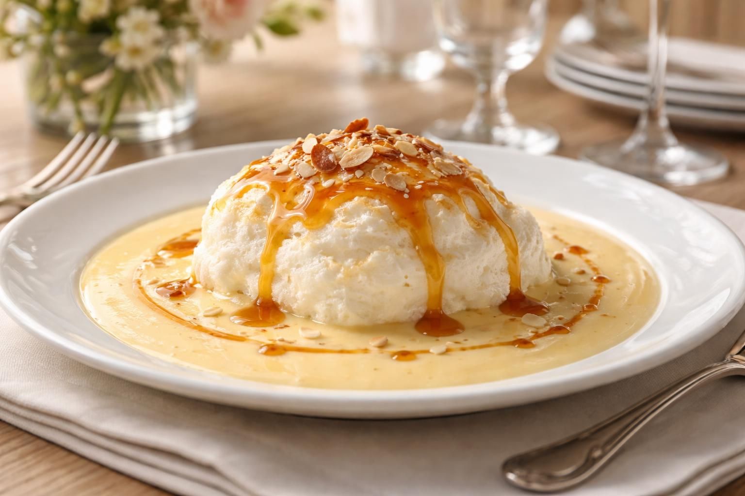 découvrez pourquoi l'île flottante d'etchebest est le dessert idéal pour épater vos invités avec sa texture légère et sa présentation élégante.