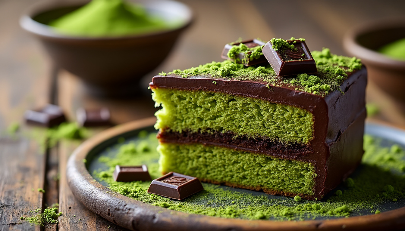découvrez une recette facile de cake au thé matcha et chocolat blanc, idéale pour les gourmands. un mélange savoureux et original parfait pour une pause sucrée raffinée !
