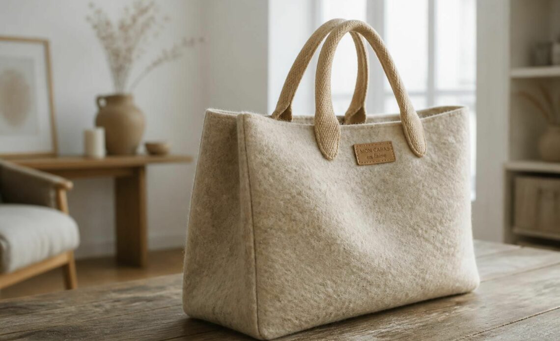 découvrez notre sac en feutre de laine naturelle, l'accessoire éco-responsable alliant style et durabilité pour un quotidien respectueux de l'environnement.