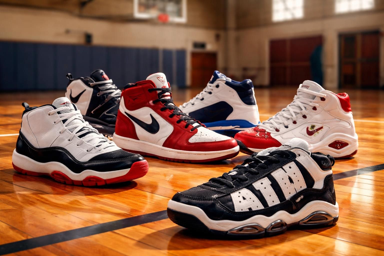 découvrez l'âge d'or des sneakers avec un focus sur les chaussures de basket des années 1990, symbole de style et de performance.