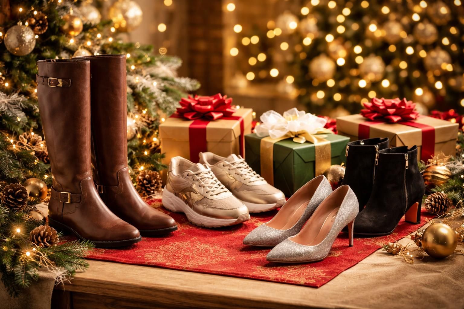 découvrez notre vente privée de noël sur les chaussures et préparez vos cadeaux en bénéficiant d'offres exclusives et d'une sélection festive.