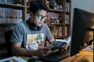 Fan de One Punch Man frustré face à la limitation des scans manga sur son ordinateur en 2026